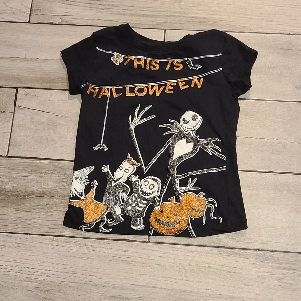 🍋‍🟩 Nightmare Before Christmas Jack  girls tee💫